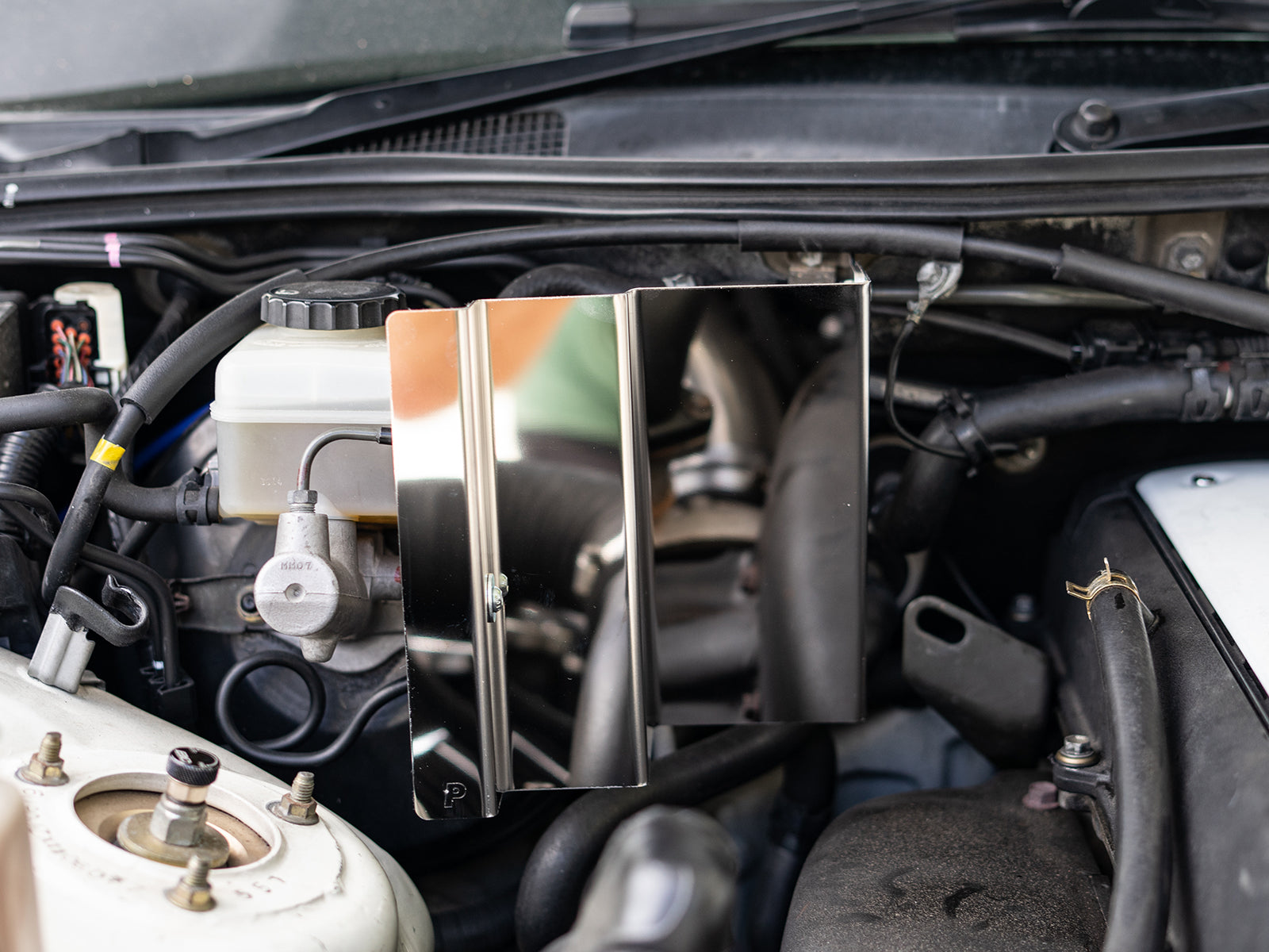 Toyota JZX110 Mark II Clutch Master Heat Shield