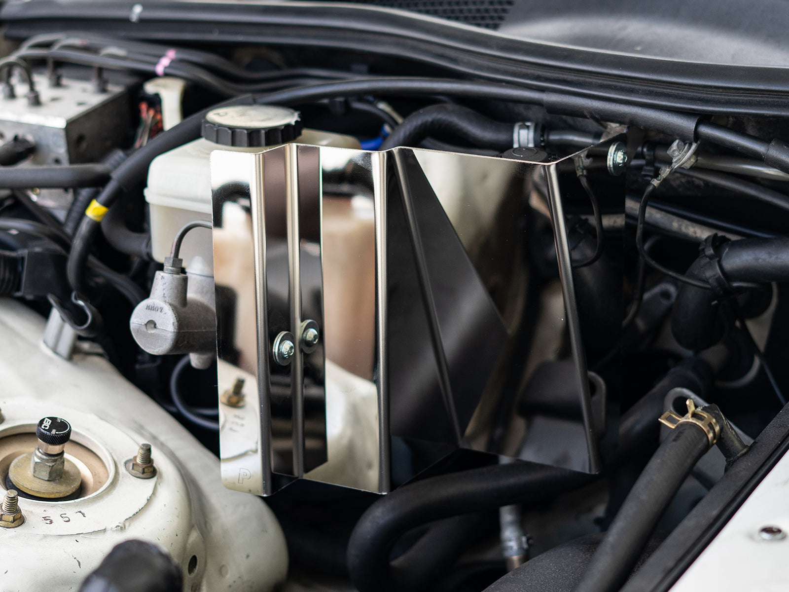 Toyota JZX110 Mark II Clutch Master Heat Shield