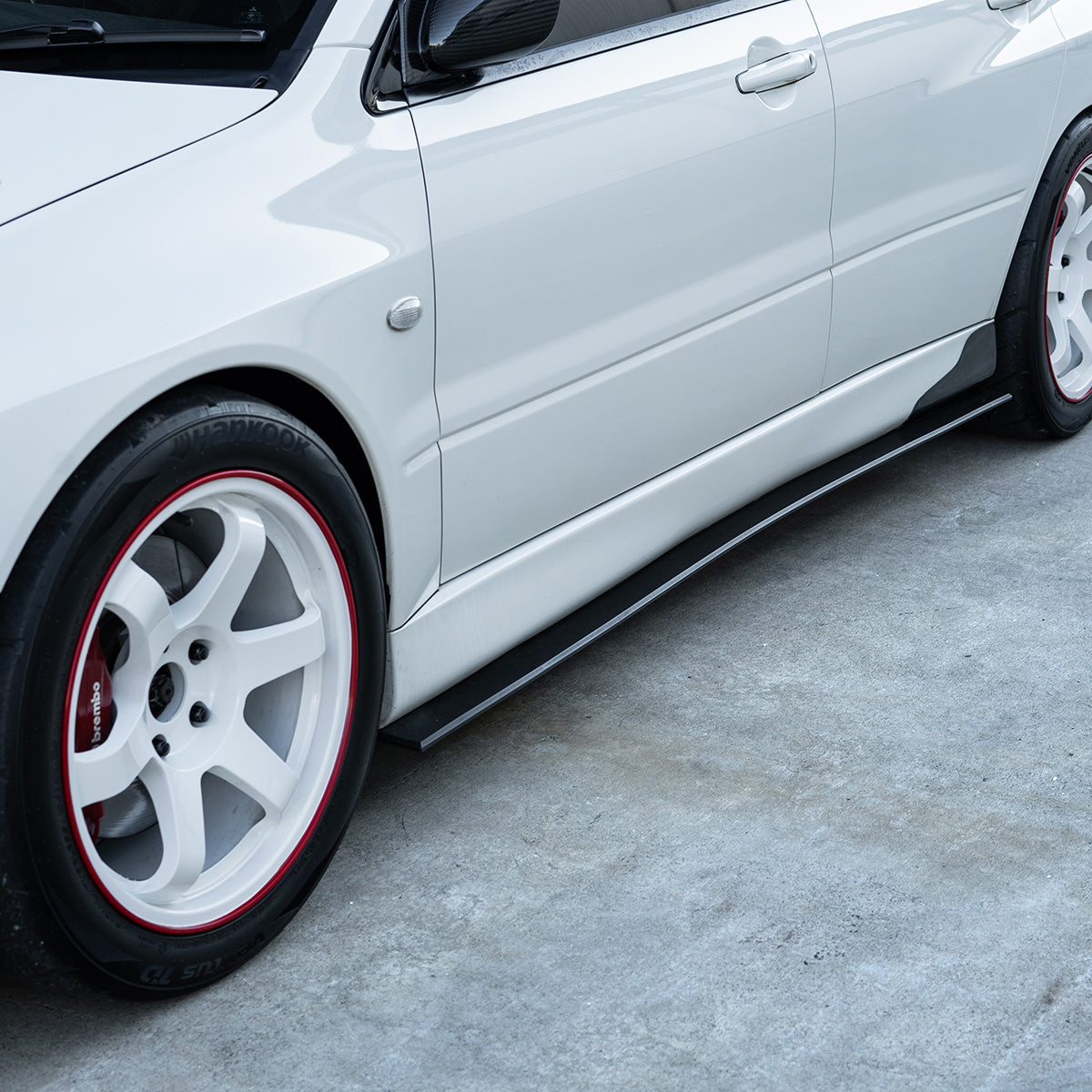Mitsubishi Evo 7, 8 and 9 Side Skirt Extensions – Project Aero