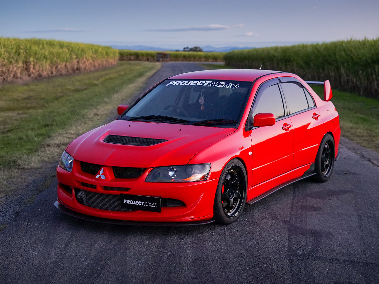 The complete Mitsubishi Evo 8 Splitter Lip Kit is a perfect addition to any Evo 8. Stylish and unique in design.