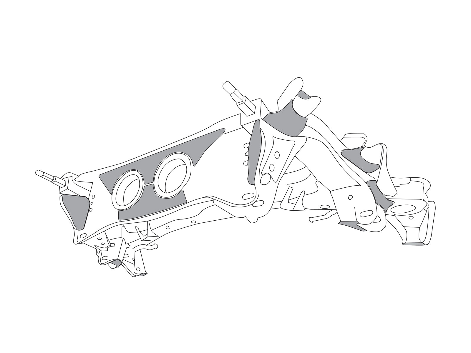 Toyota JZX90/JZX100 Subframe Weld-in Brace Kit