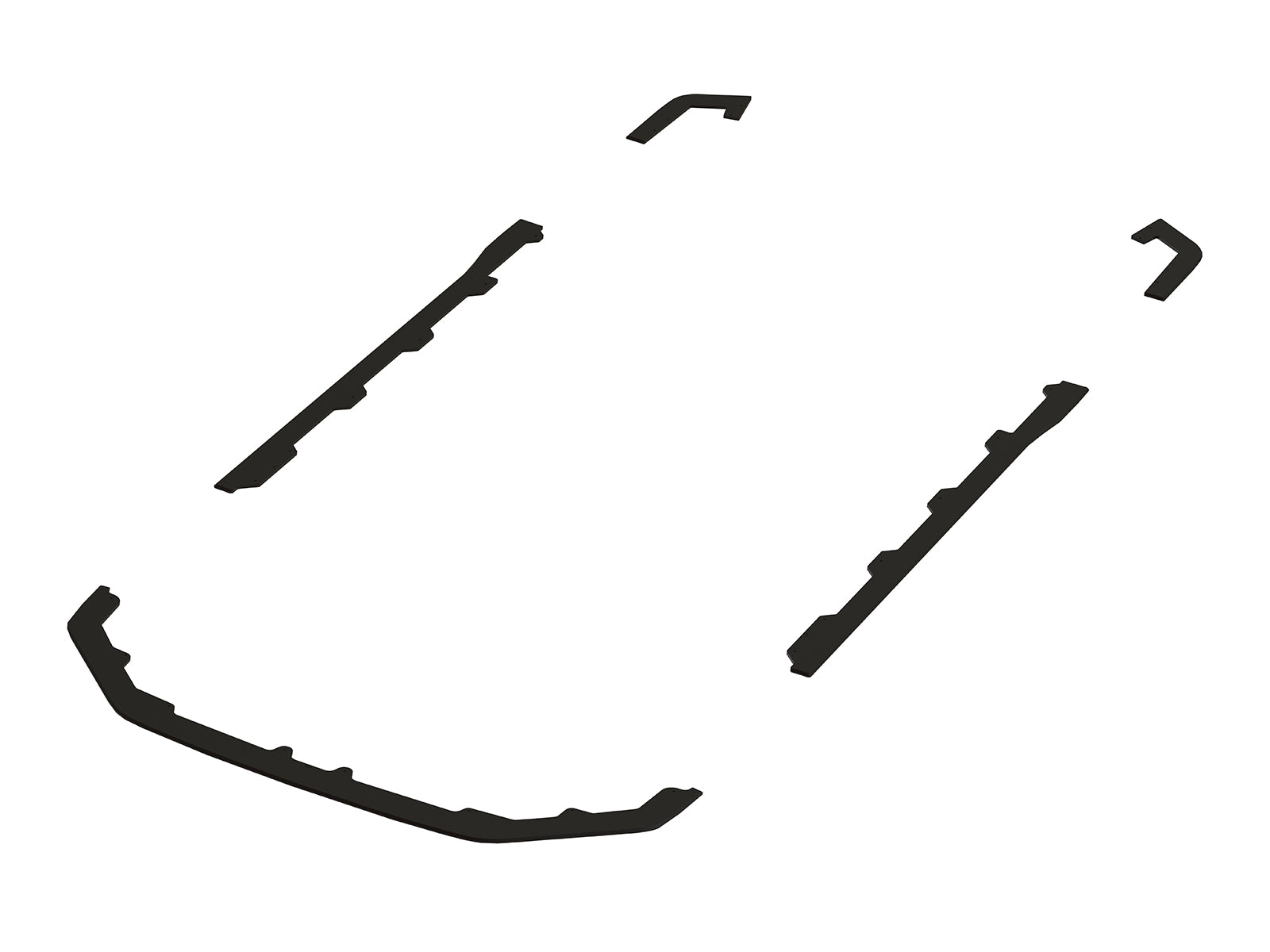 Honda Civic Type R FL5 Complete Splitter Lip Kit