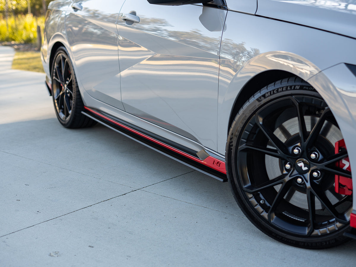 Hyundai I30N CN7 FL Sedan Complete Splitter Lip Kit (2024+)