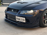 The Evo 7 Front Splitter Lip works in conjunction with the Kansai Front Lip