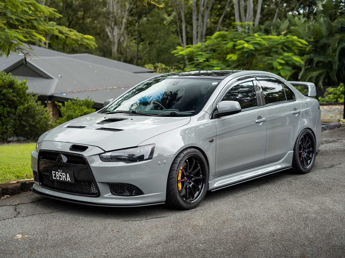 Lancer Rt Mitsubishi Lancer Ralliart Sedan or Hatch Complete Splitter Lip Kit ...