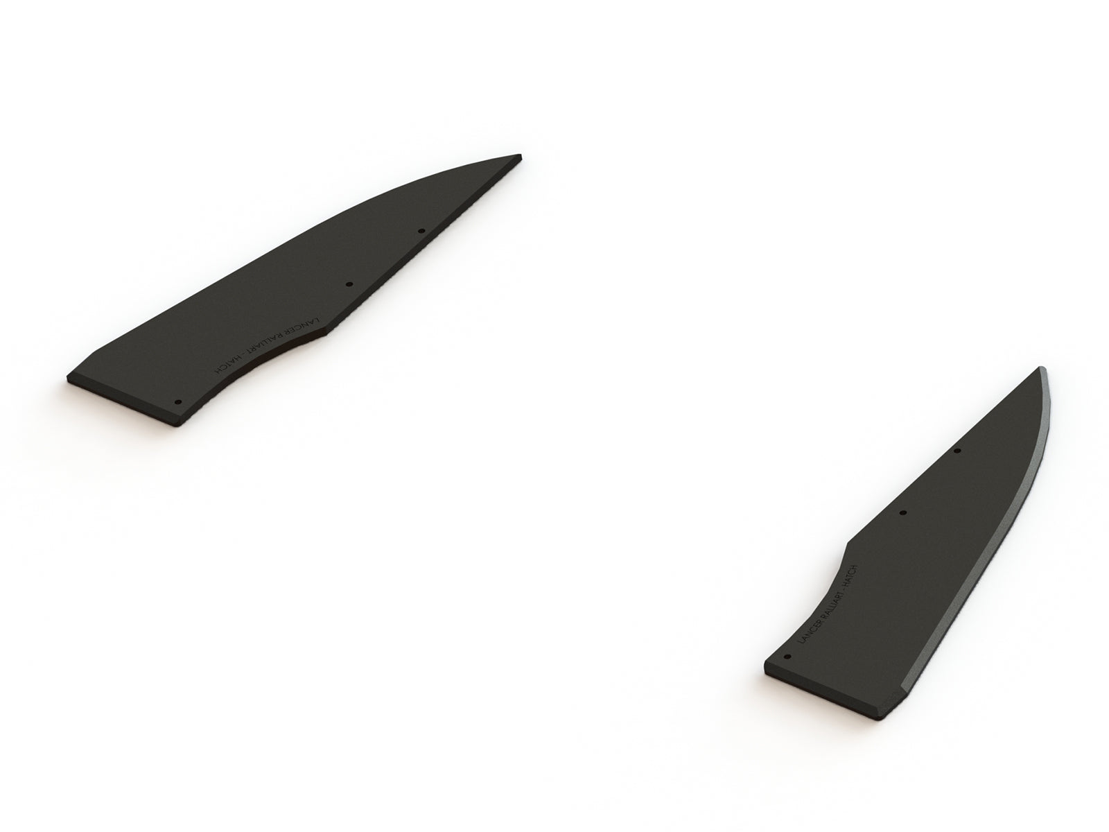 Mitsubishi Lancer Ralliart Sedan or Hatch Complete Splitter Lip Kit