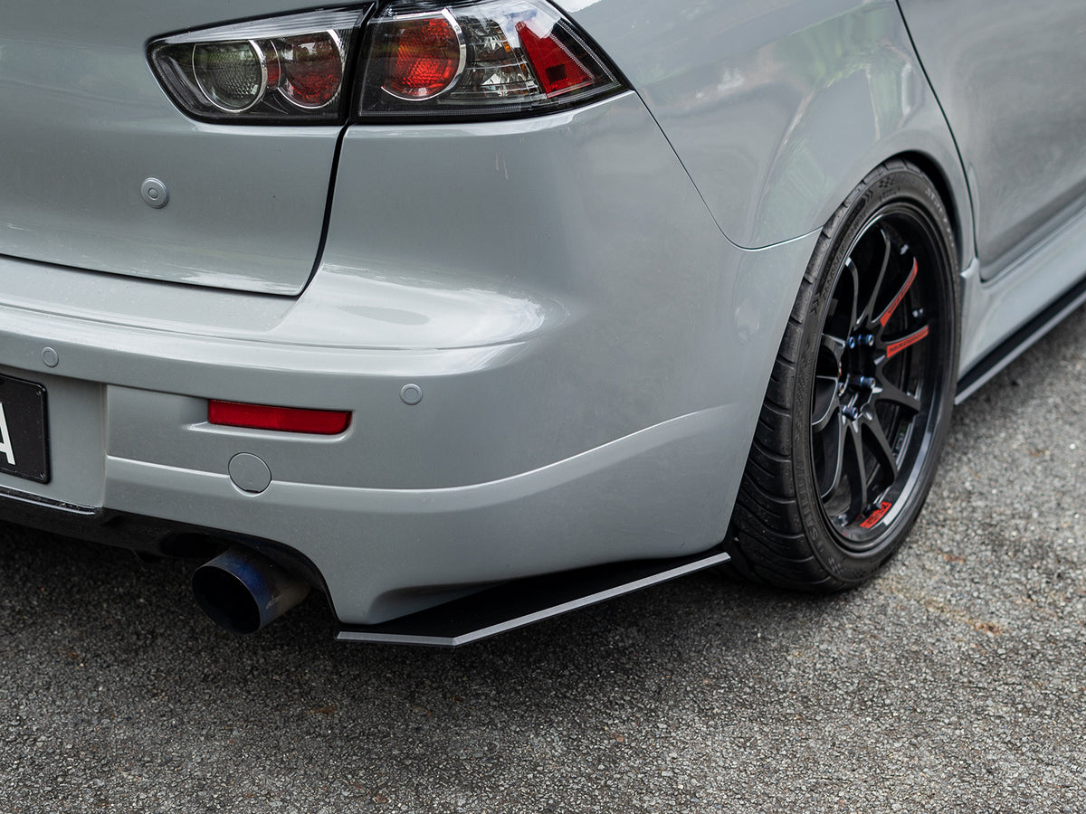 Mitsubishi Lancer Ralliart Sedan or Hatch Complete Splitter Lip Kit ...