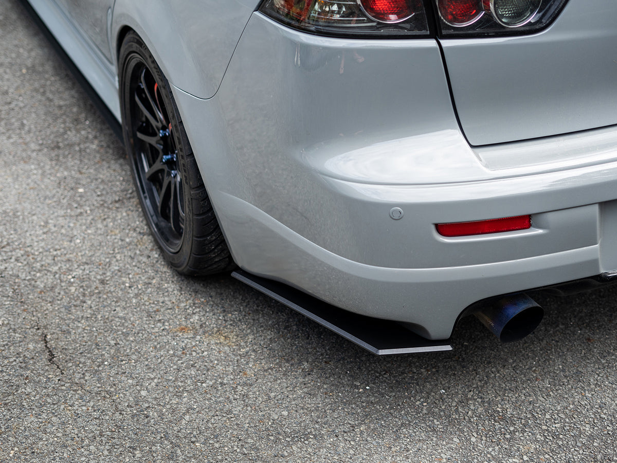 Lancer Ralliart Rear Diffuser Mitsubishi Lancer Ralliart Rear Spats/Pods – Project Aero
