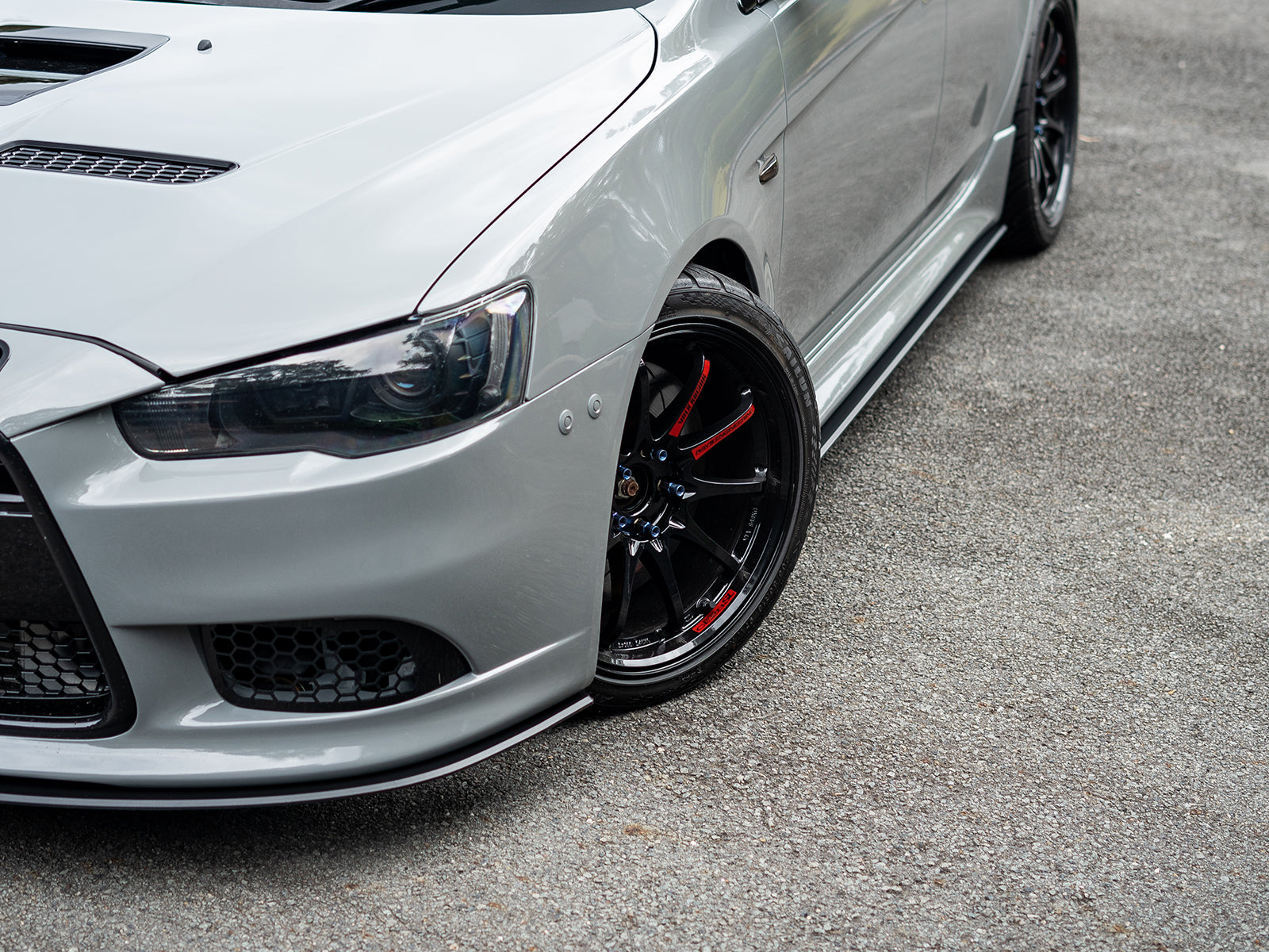 Mitsubishi Lancer Ralliart Sedan or Hatch Complete Splitter Lip Kit