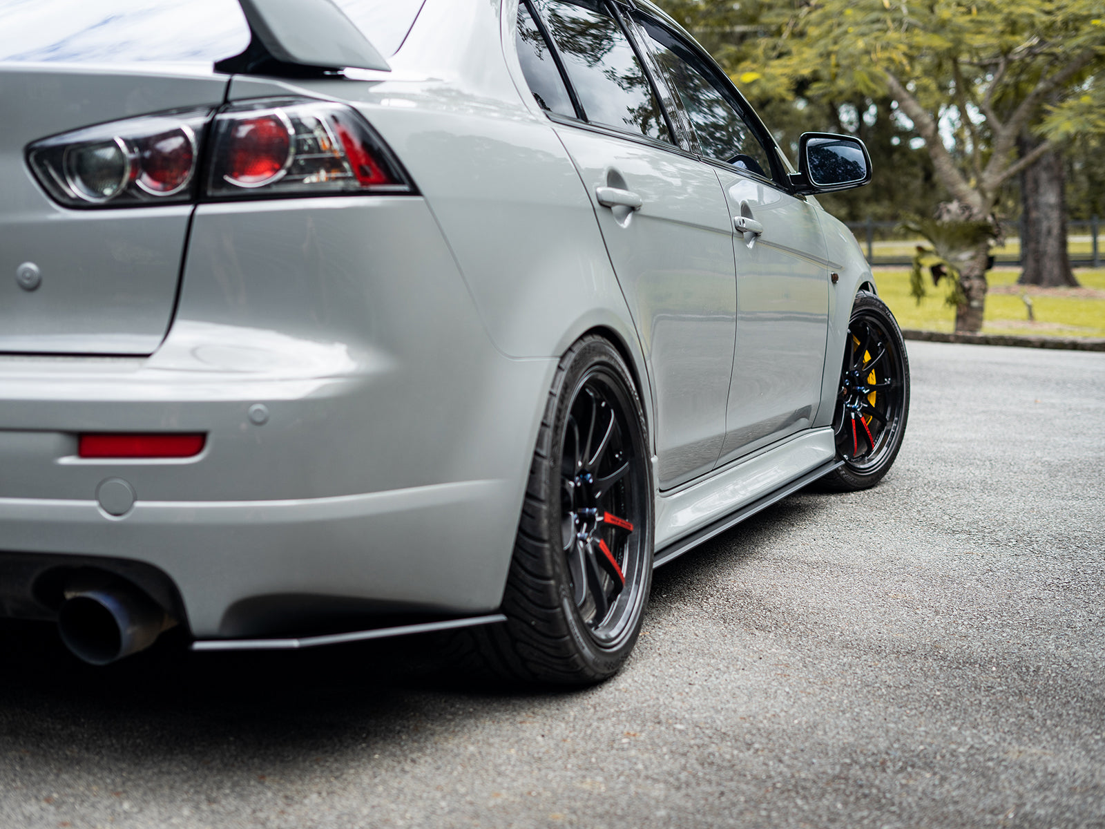 Mitsubishi Lancer Ralliart Side Skirt Extensions