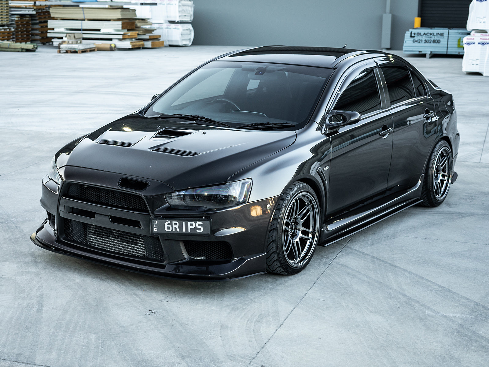 Mitsubishi Evo 10 (X) Complete Splitter Lip Kit