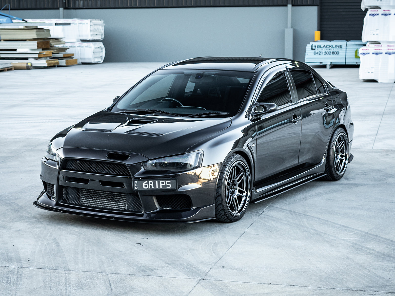 Mitsubishi Evo 10 (X) Complete Splitter Lip Kit