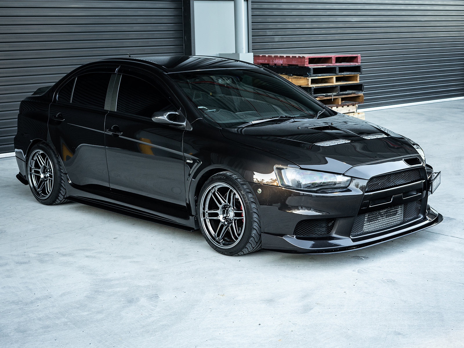 Mitsubishi Evo 10 (X) Complete Splitter Lip Kit