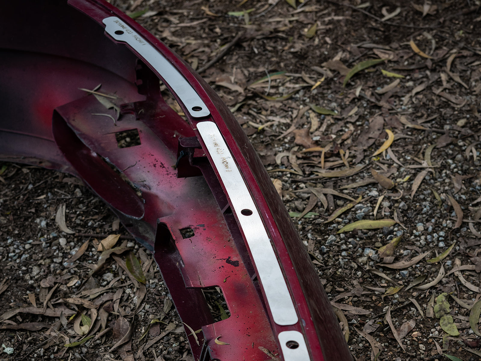 Nissan Skyline R33 Front Bumper Reinforcement Repair Plates (Centre)