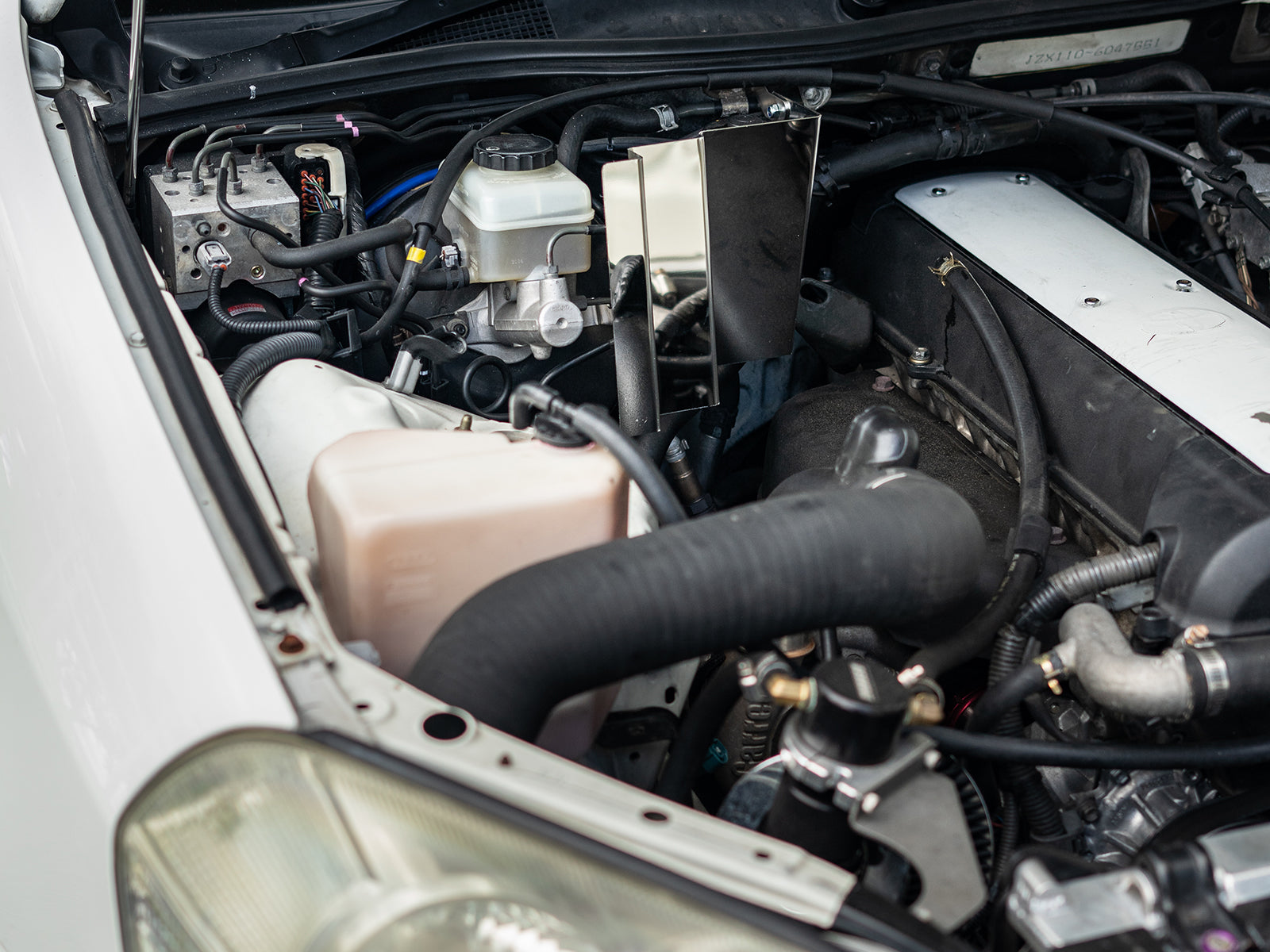 Toyota JZX110 Mark II Clutch Master Heat Shield