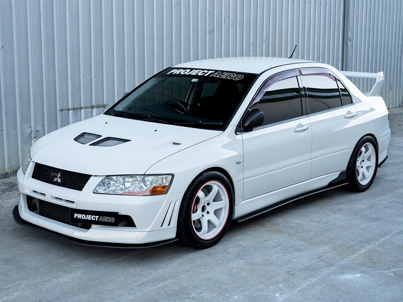 The complete Mitsubishi Evo 7 Splitter Lip Kit is a perfect addition to any Evo 7. Stylish and unique in design.