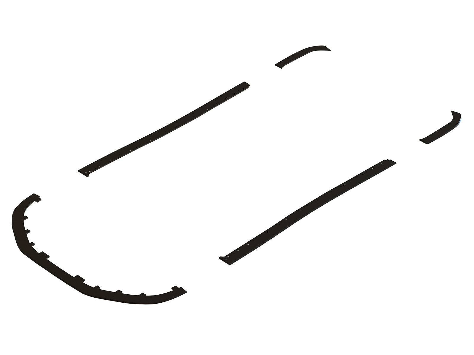 The complete Mitsubishi Evo 7 Splitter Lip Kit is a perfect addition to any Evo 7. Stylish and unique in design.