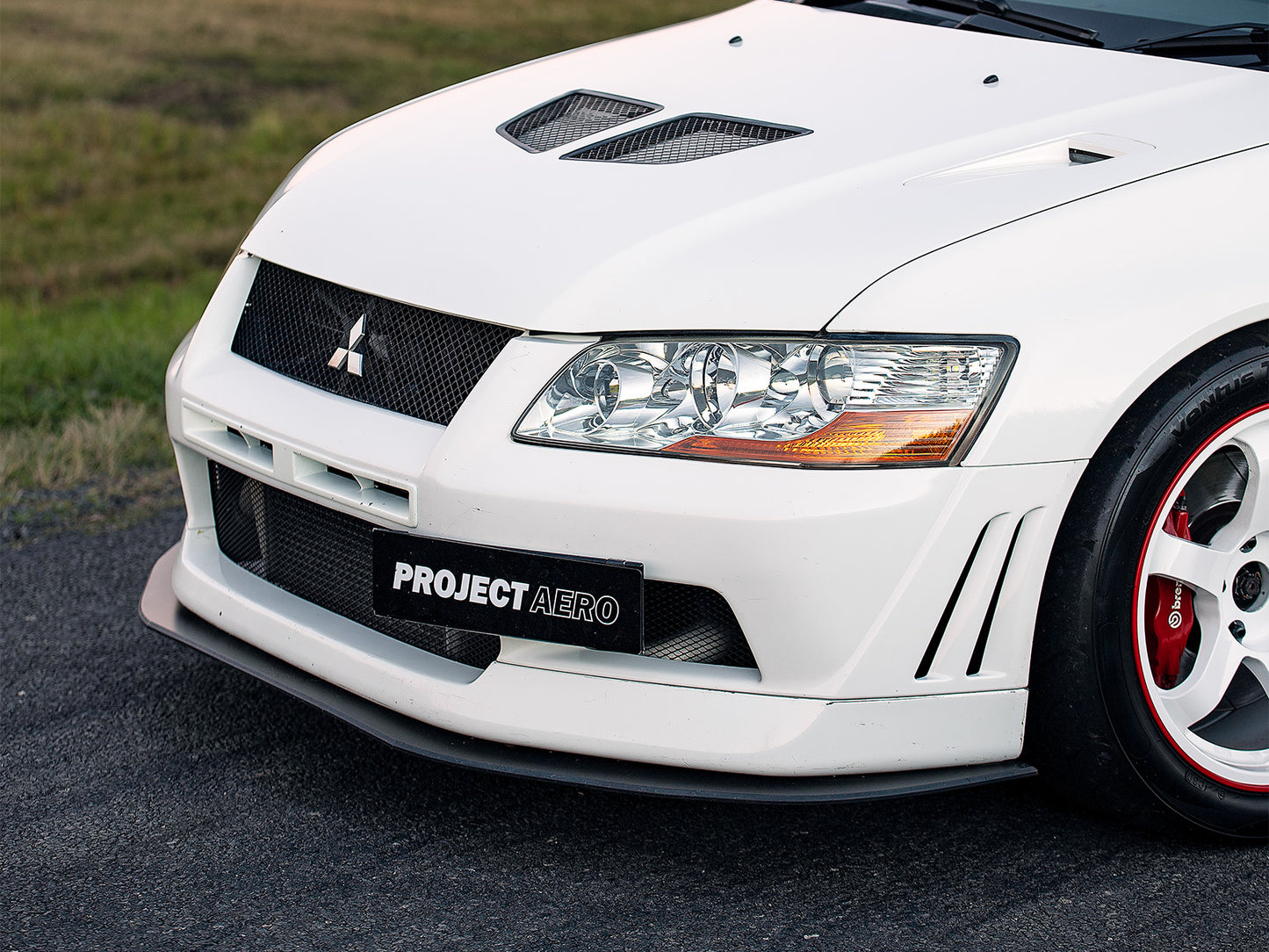 Evo 7 Front Splitter Lip is the perfect aftermarket lip for any Evo 7, complimenting the original front bumper for a sleek refreshed look
