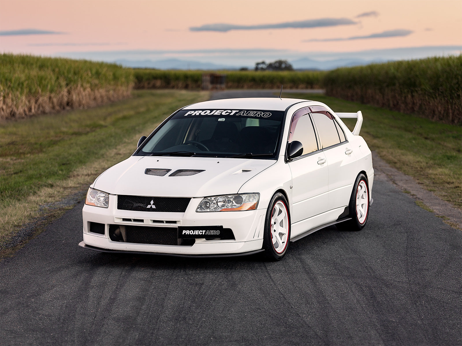 The complete Mitsubishi Evo 7 Splitter Lip Kit is a perfect addition to any Evo 7. Stylish and unique in design.