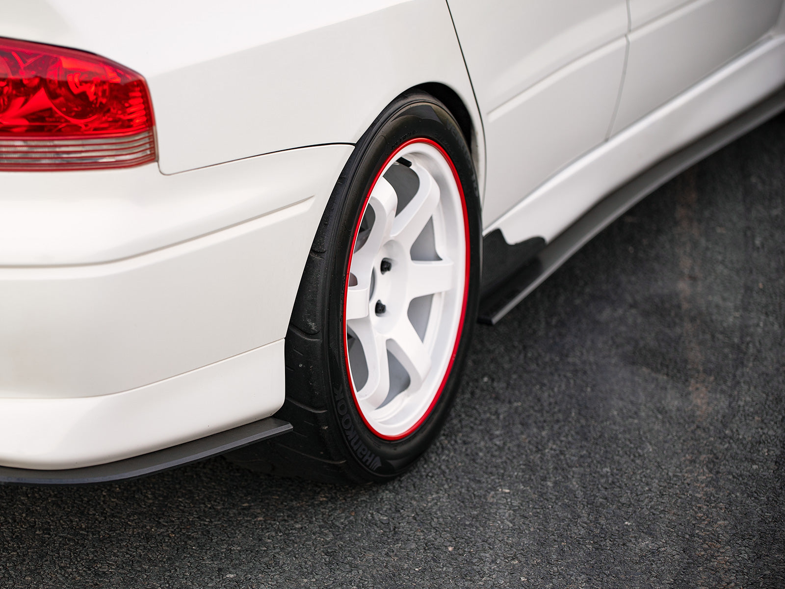 Project Aero Mitsubishi Evo 7 Rear Spats/Pods are the best way to compliment any OEM rear bumper