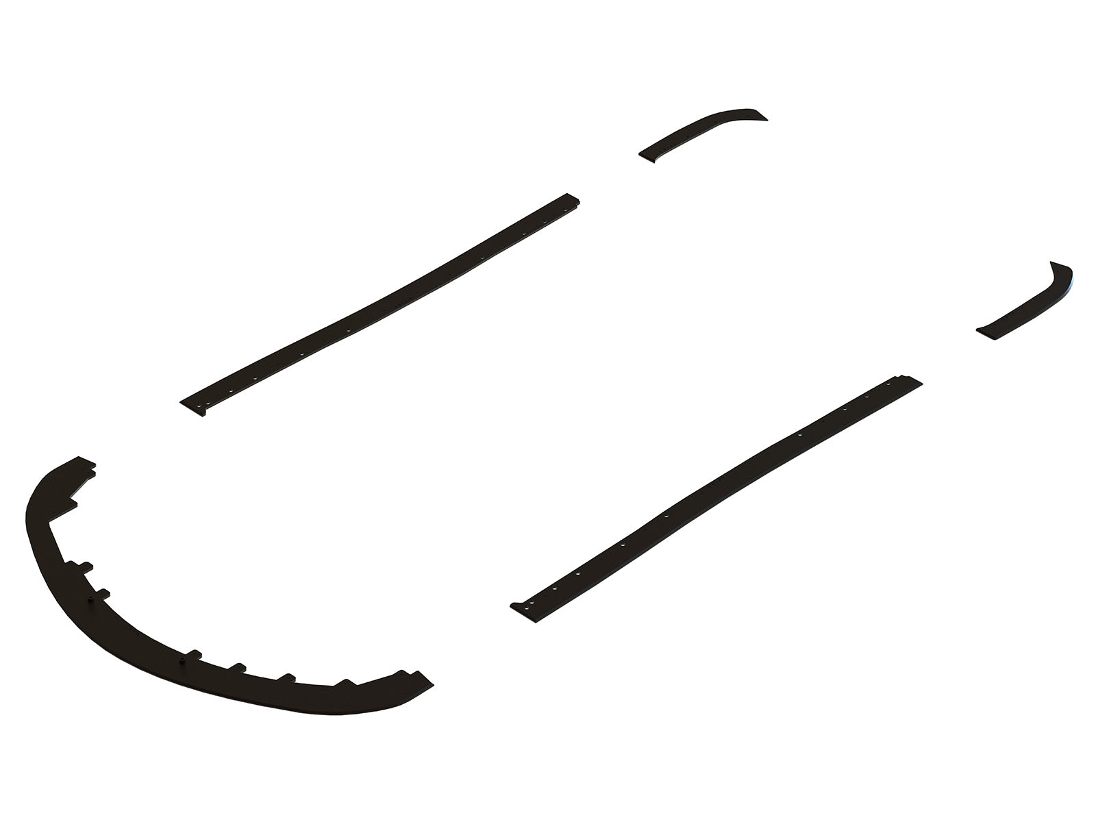 The complete Mitsubishi Evo 8 Splitter Lip Kit is a perfect addition to any Evo 8. Stylish and unique in design.