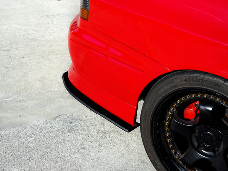The Project Aero Mitsubishi Evo 8 rear spats/pods are a great addition to the OEM rear bumper bar