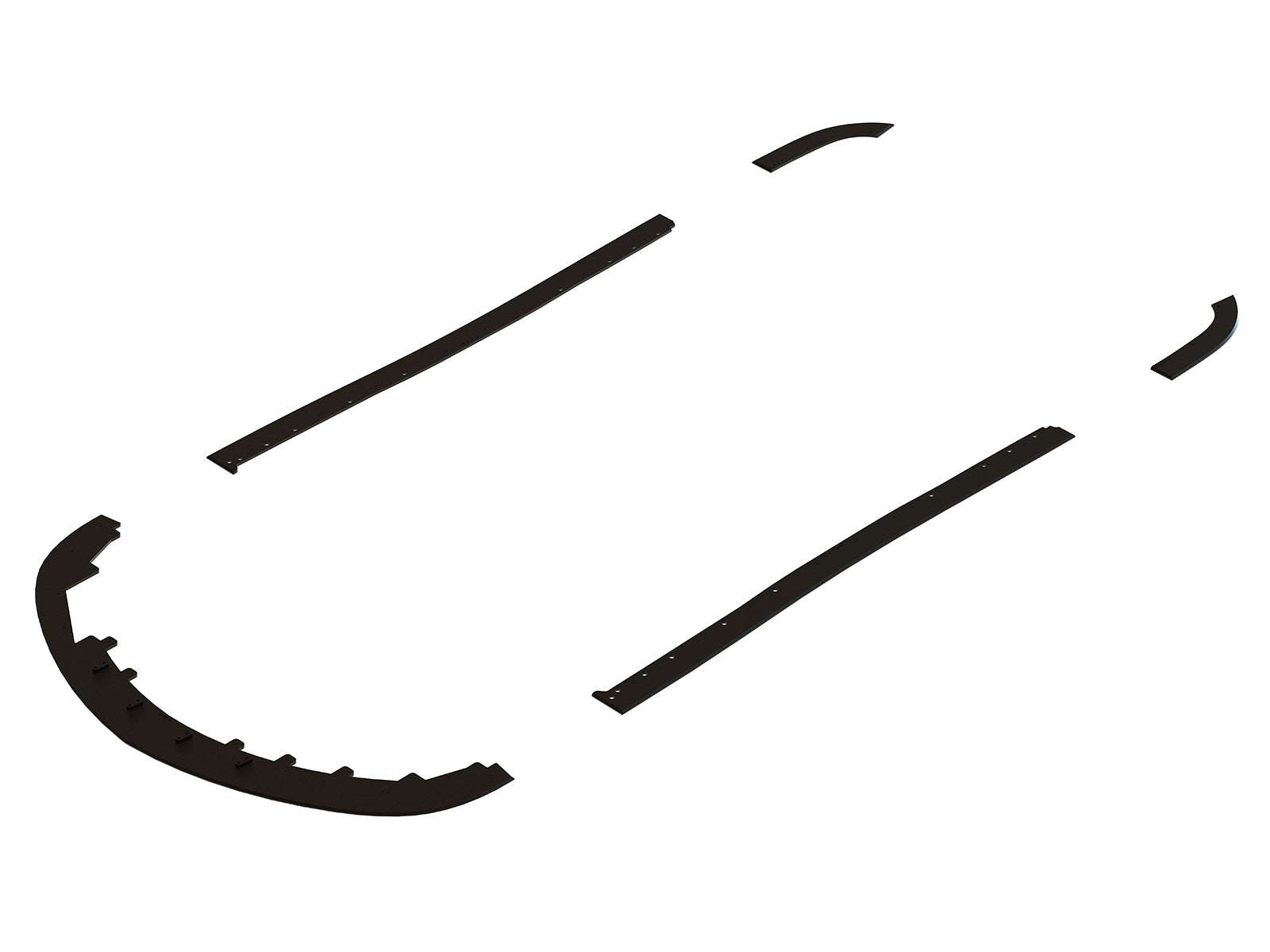 Project Aeros Evo 9 complete splitter lip kit is a perfect way to spice up your Evo 9, complimenting the OEM factory body kit