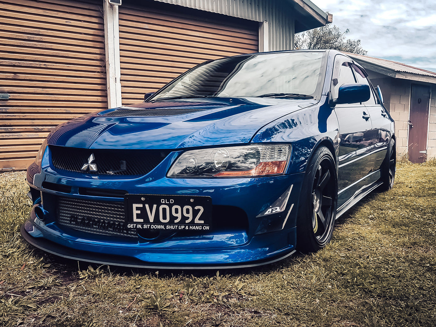 Mitsubishi Evo 9 Varis Front Splitter Lip main image 0