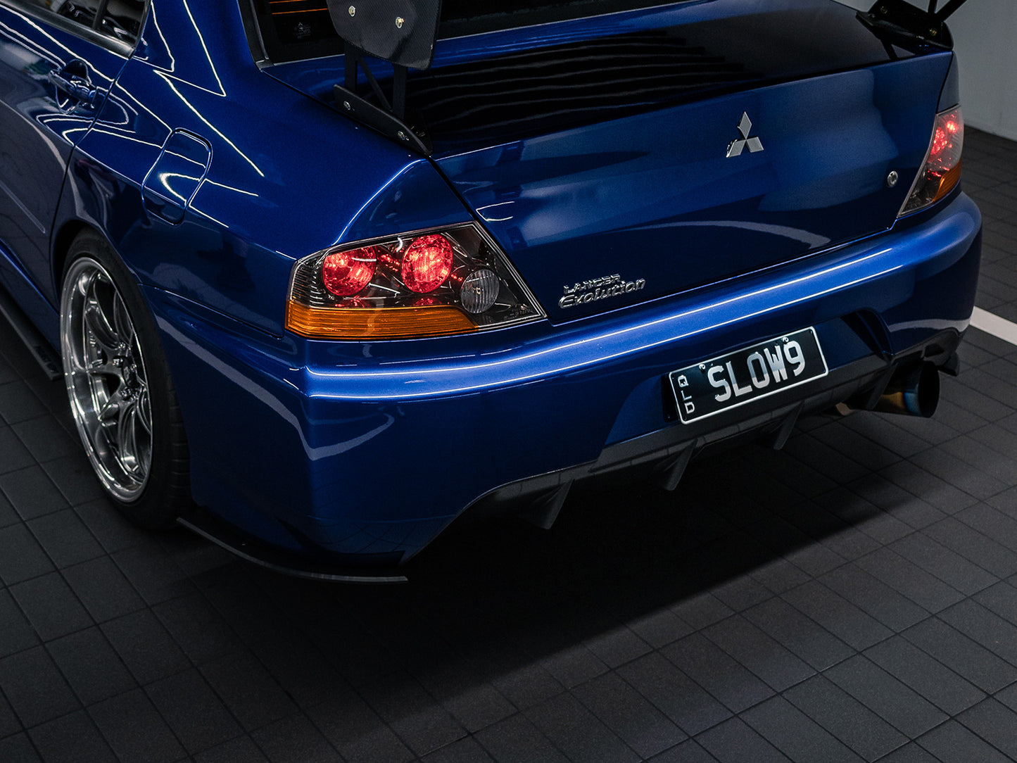 A must have for every Mitsubishi Evo 9 rear bumper is the Project Aero rear spats to suit Evo 9