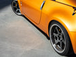 Project Aero 350z side skirt extensions compliment the factory side skirts and give your car a nice subtle aggressive look