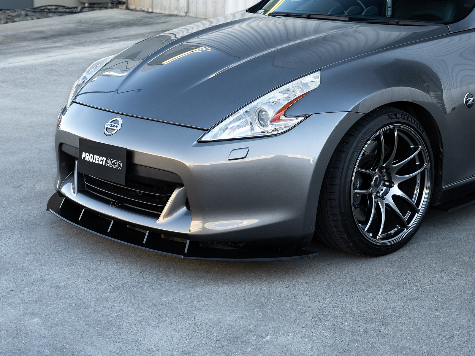 Project Aero Nissan 370z front splitter lip brings the 370z alive with its already menacing looks, a Project Aero 370z front splitter lip is a homage to the 370z line up