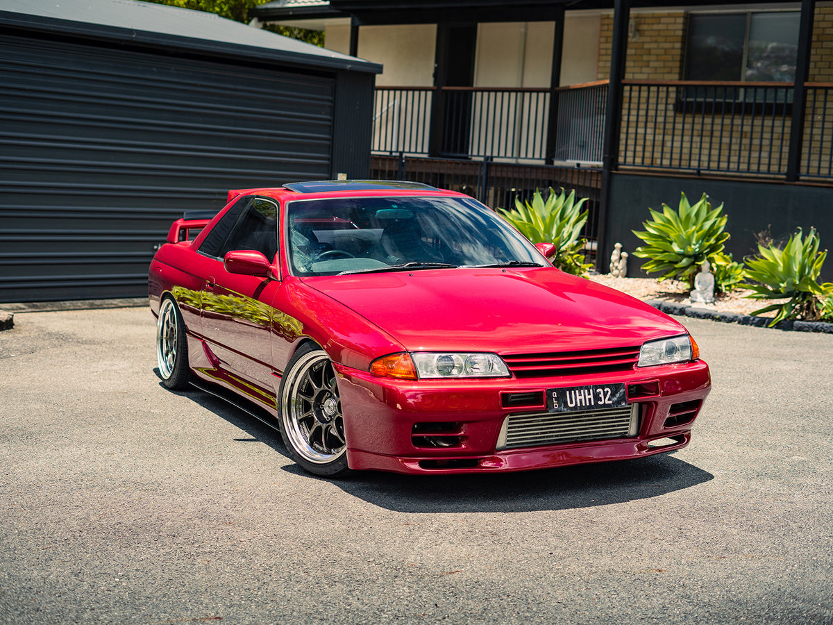 Low Style R32 Project 8 Nissan Skyline R32 Side Skirt Extensions – Project Aero
