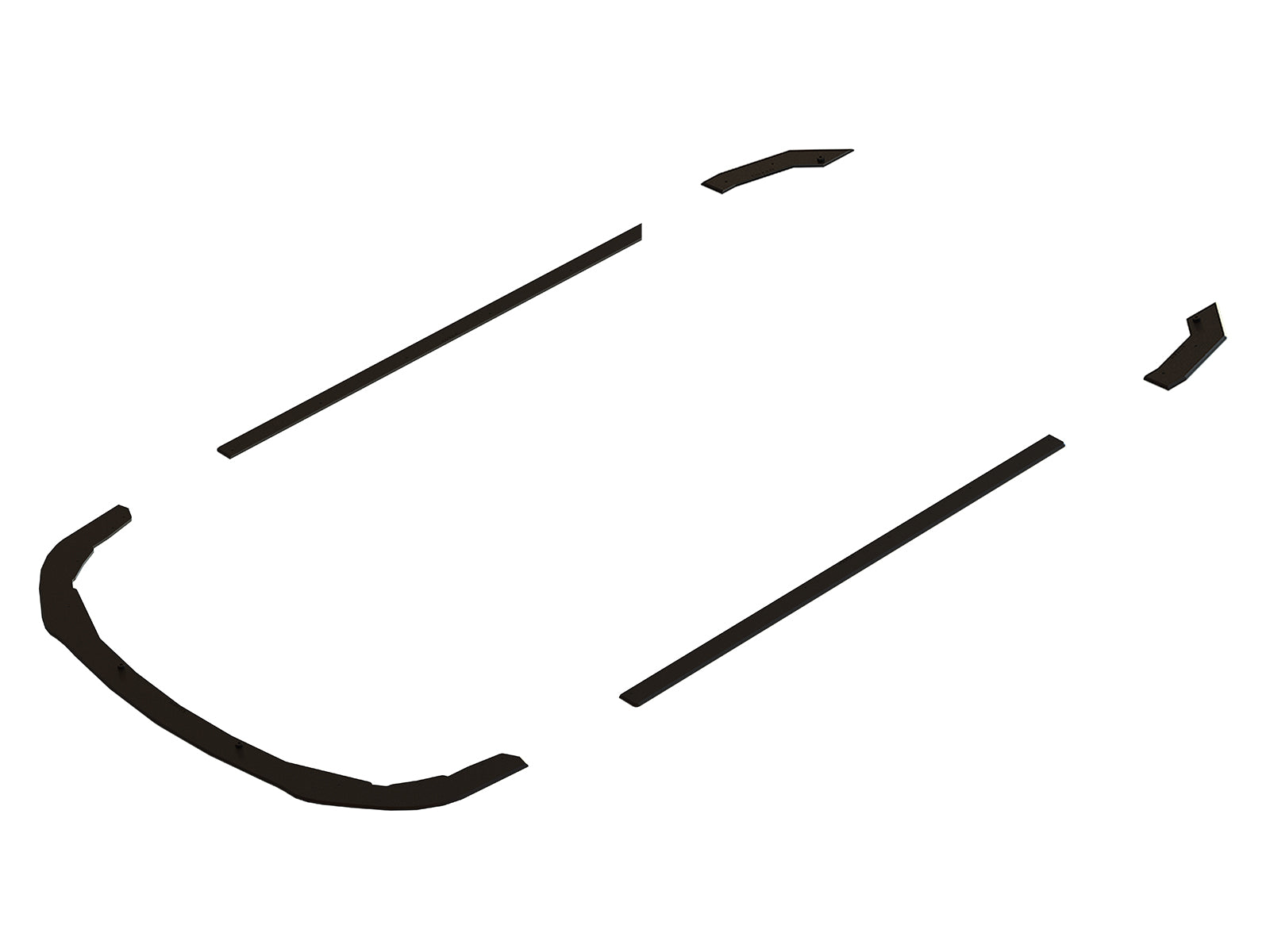 Subaru G3 WRX/STI Sedan or Hatch Complete Splitter Lip Kit (2011-2014)