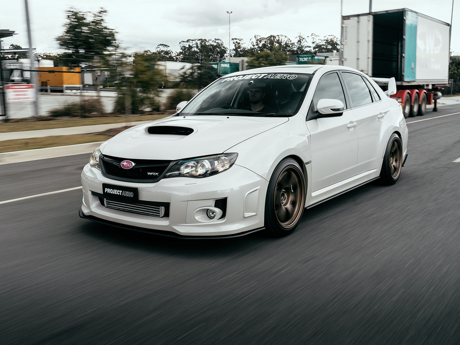 Subaru G3 WRX/STI Sedan or Hatch Complete Splitter Lip Kit (2011-2014)